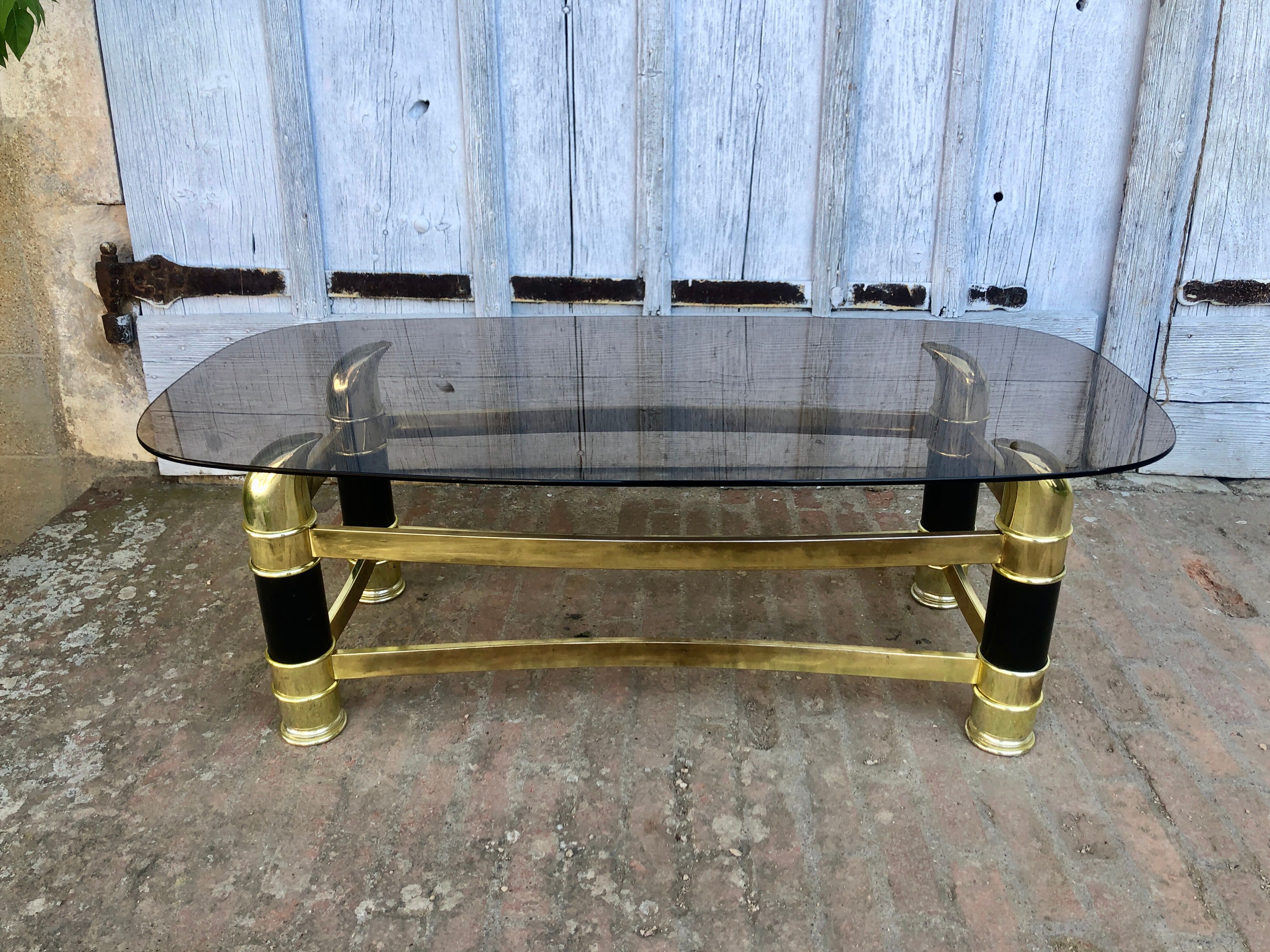 Hollywood regency coffee table