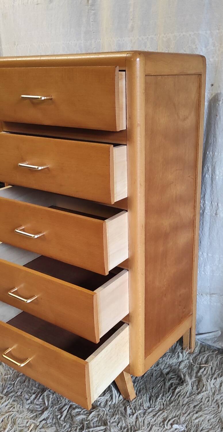 Wooden chest of drawers / chest of drawers - mid-20th century