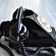 Bakelite dial PTT phone with 1960s vintage earpiece