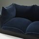 “Down” two-seat sofa by Carlo Bartoli for Rossi di Albizzate, 1970s Italy.