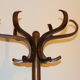 Coat rack parrot Baumann single dark beech b