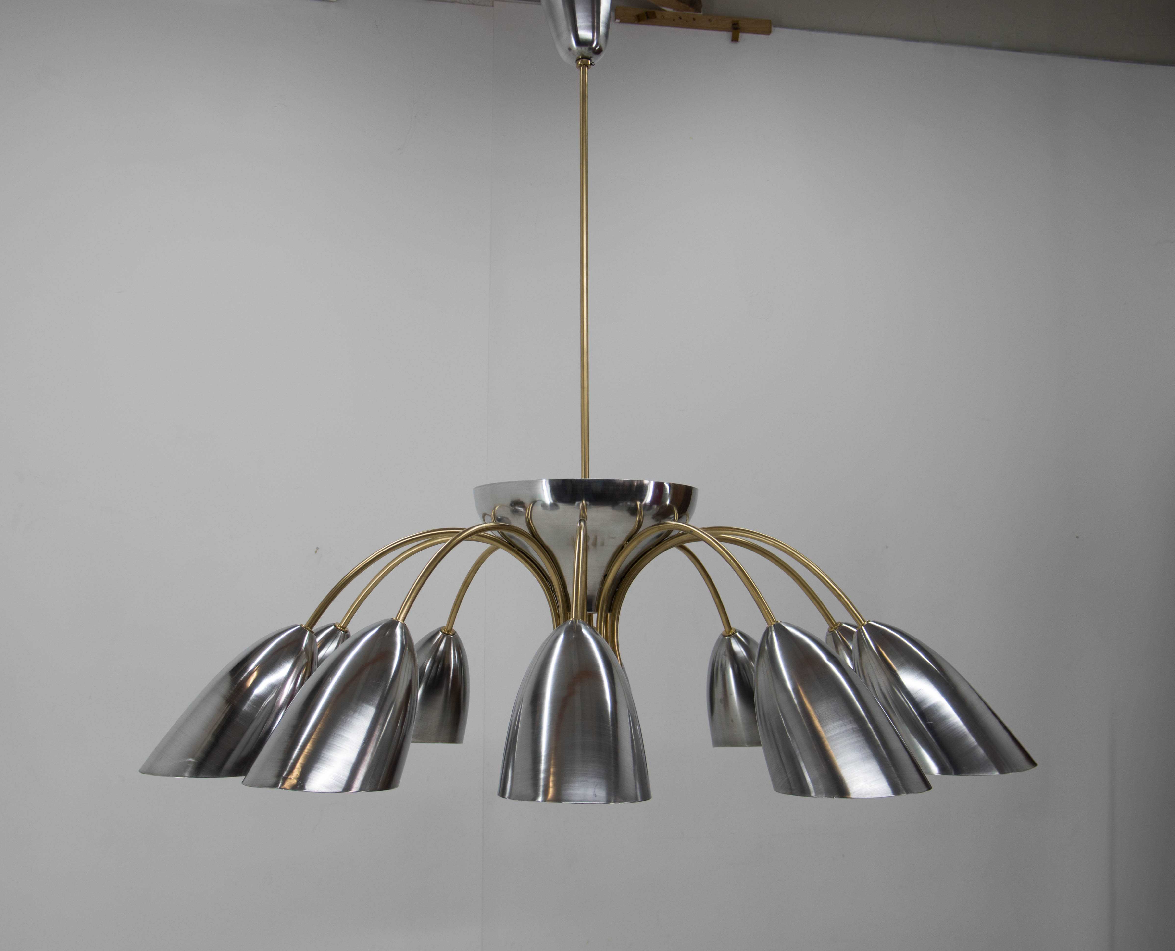 Huge space age chandelier, 1960