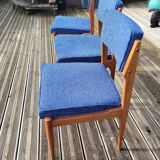 Set of 3 padded seat chairs