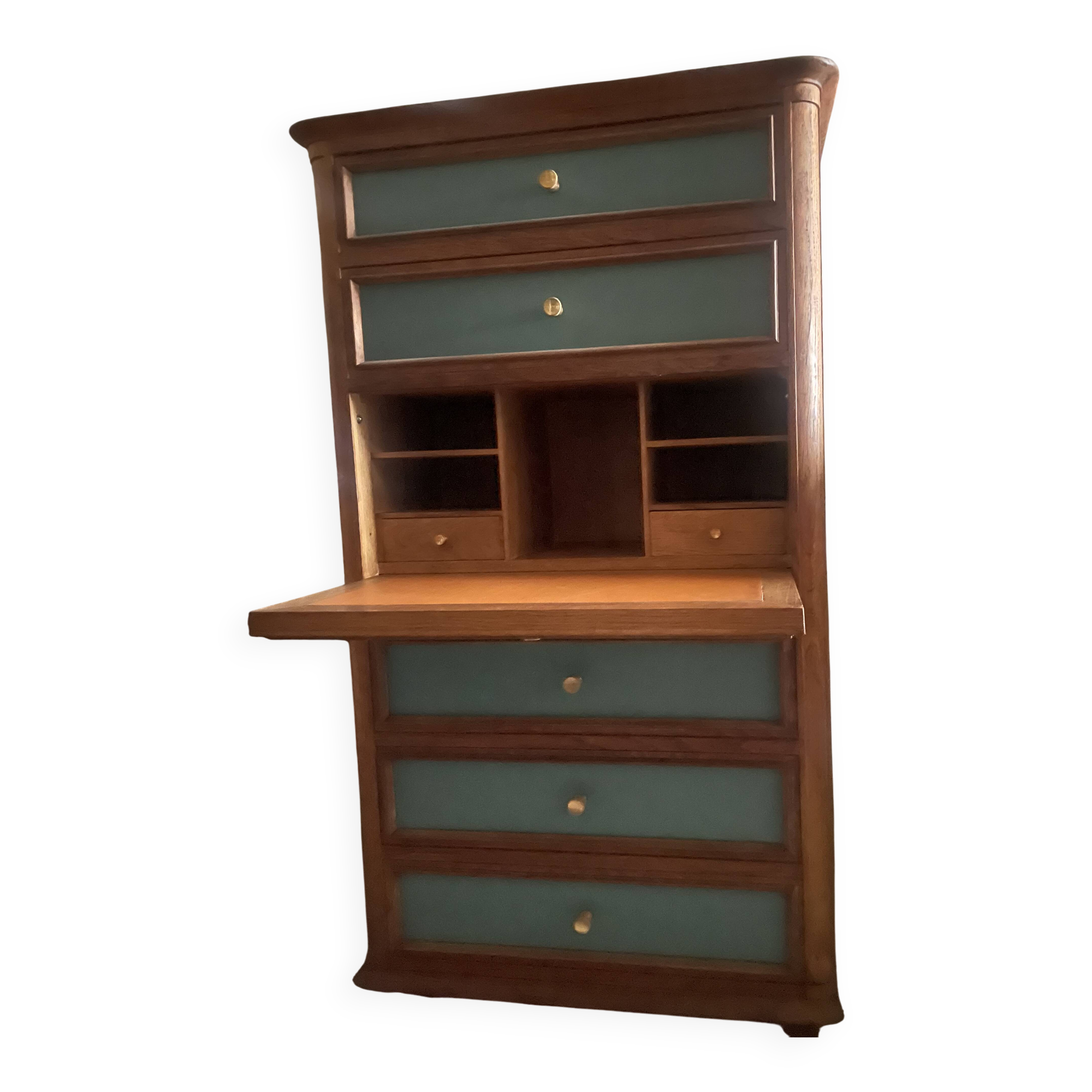 Renovated wooden secretary