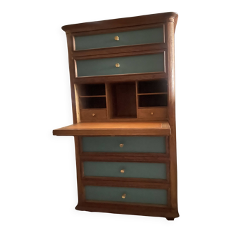 Renovated wooden secretary