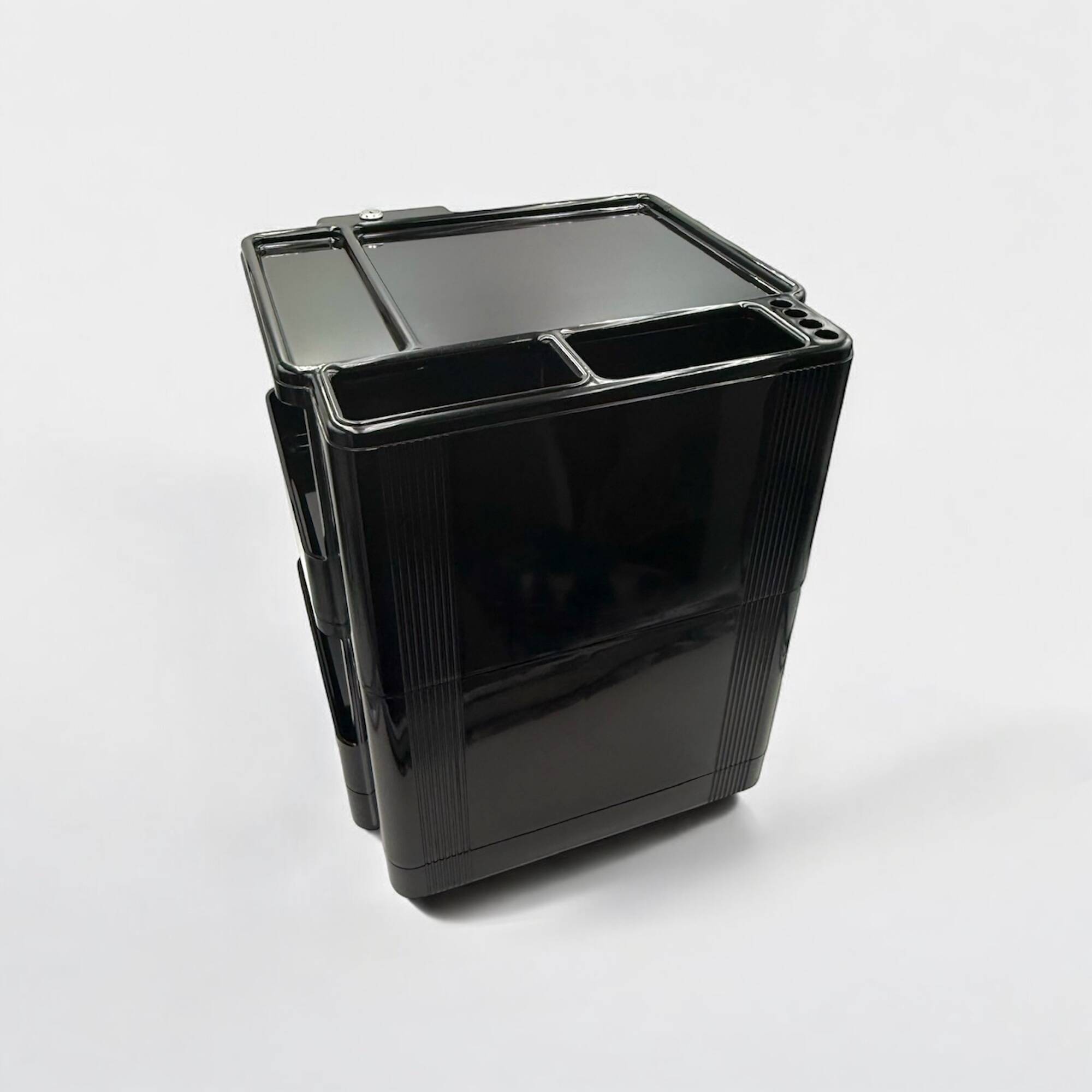 70s Organiser Trolley 'Superstile' Neolt in Glossy Black