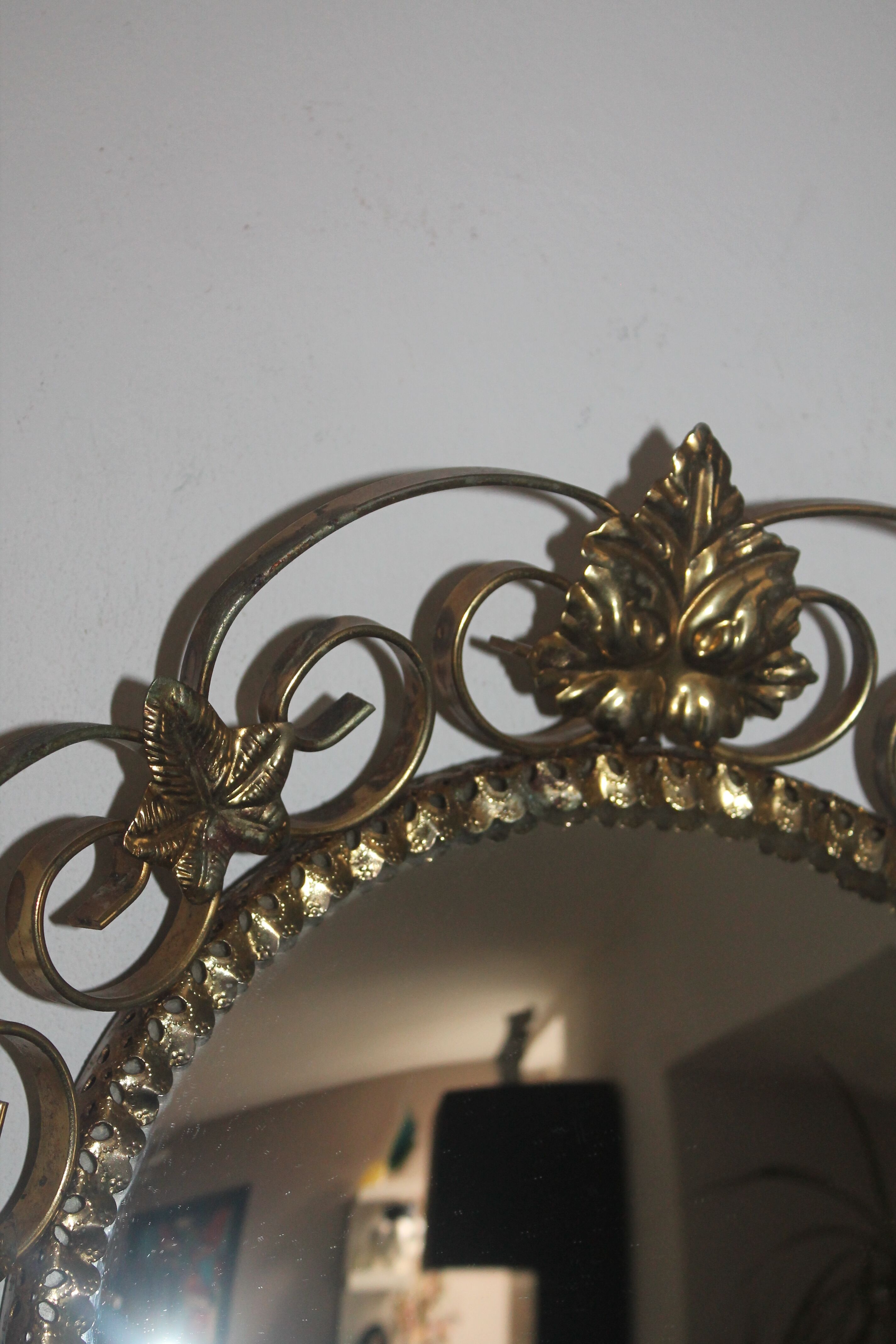 Mirror sun witch eye 37cm from the 70s