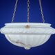 1930s Classical Opaline Plafonnier Ceiling Pendant Lamp