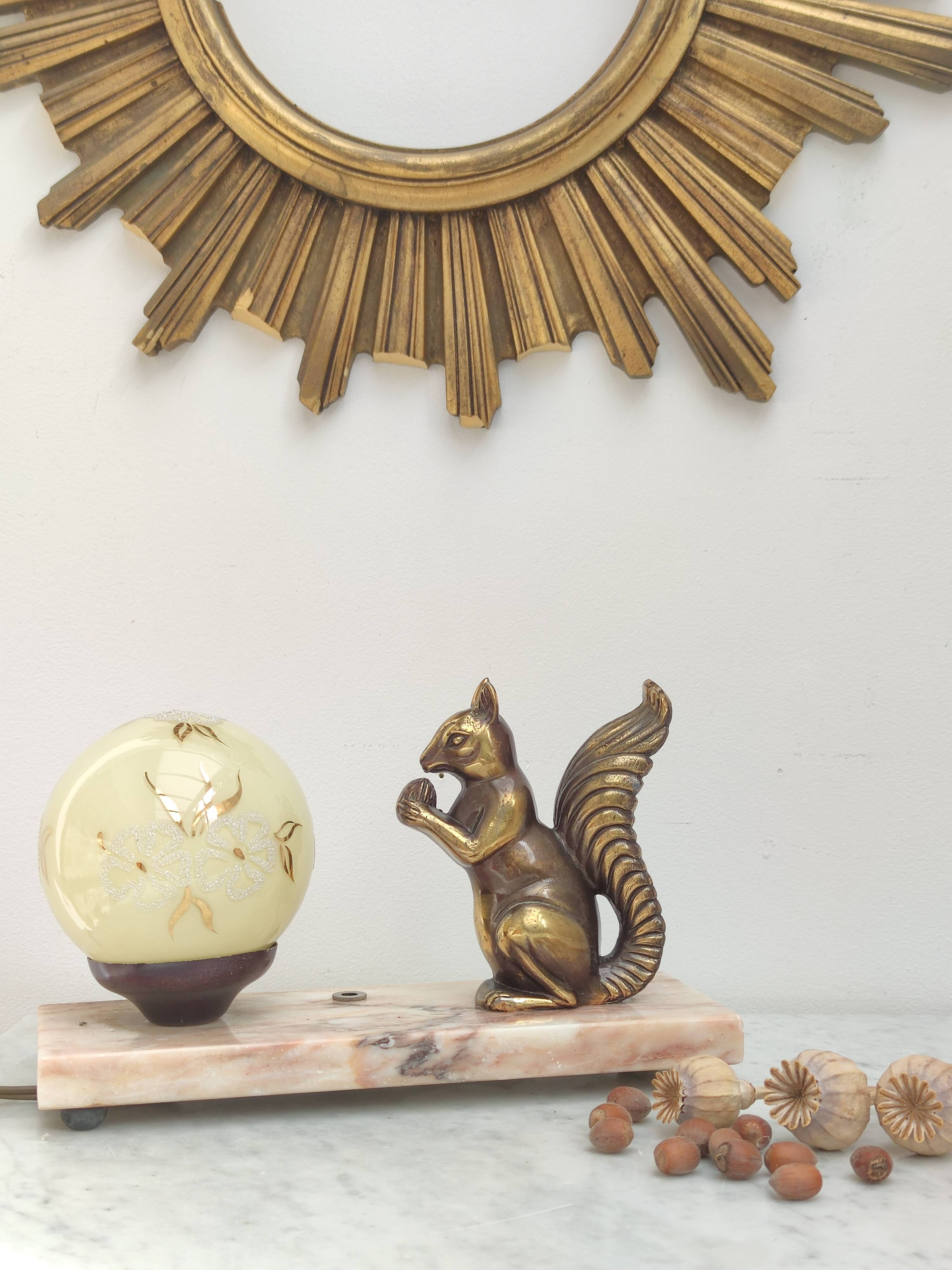 Art Deco Squirrel Night Light