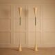 Diabolo floor lamp pair