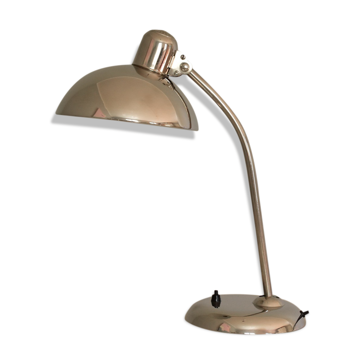 Chrome Christian Dell Table Lamp 6556 by Kaiser Idell Bauhaus, Germany