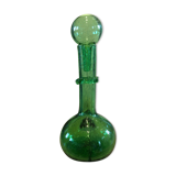 Bubbled glass decanter signed Biot