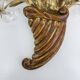 Mid-century design banci style wall lamp sconce crystal flower bouquet