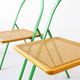 2 Chaises pliantes en cannage Giorgio Cattelan