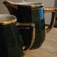 Empire green bistro water carafe and milk jug