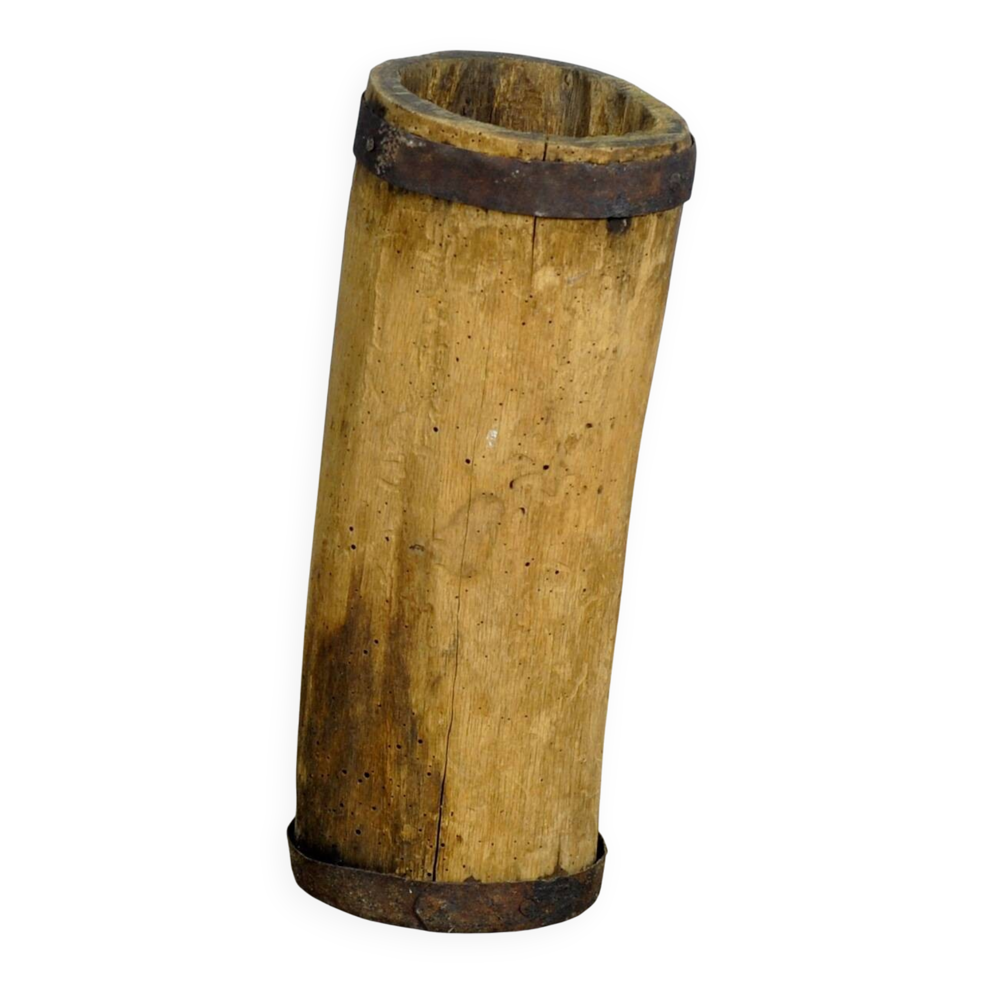 Primitive storage barrel/vase, circa 1900