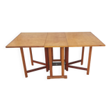 Scandinavian beech drop-leaf table