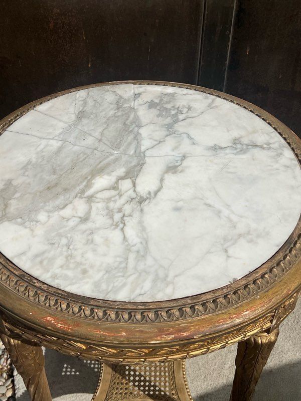 Guéridon ancien de style Louis XVI