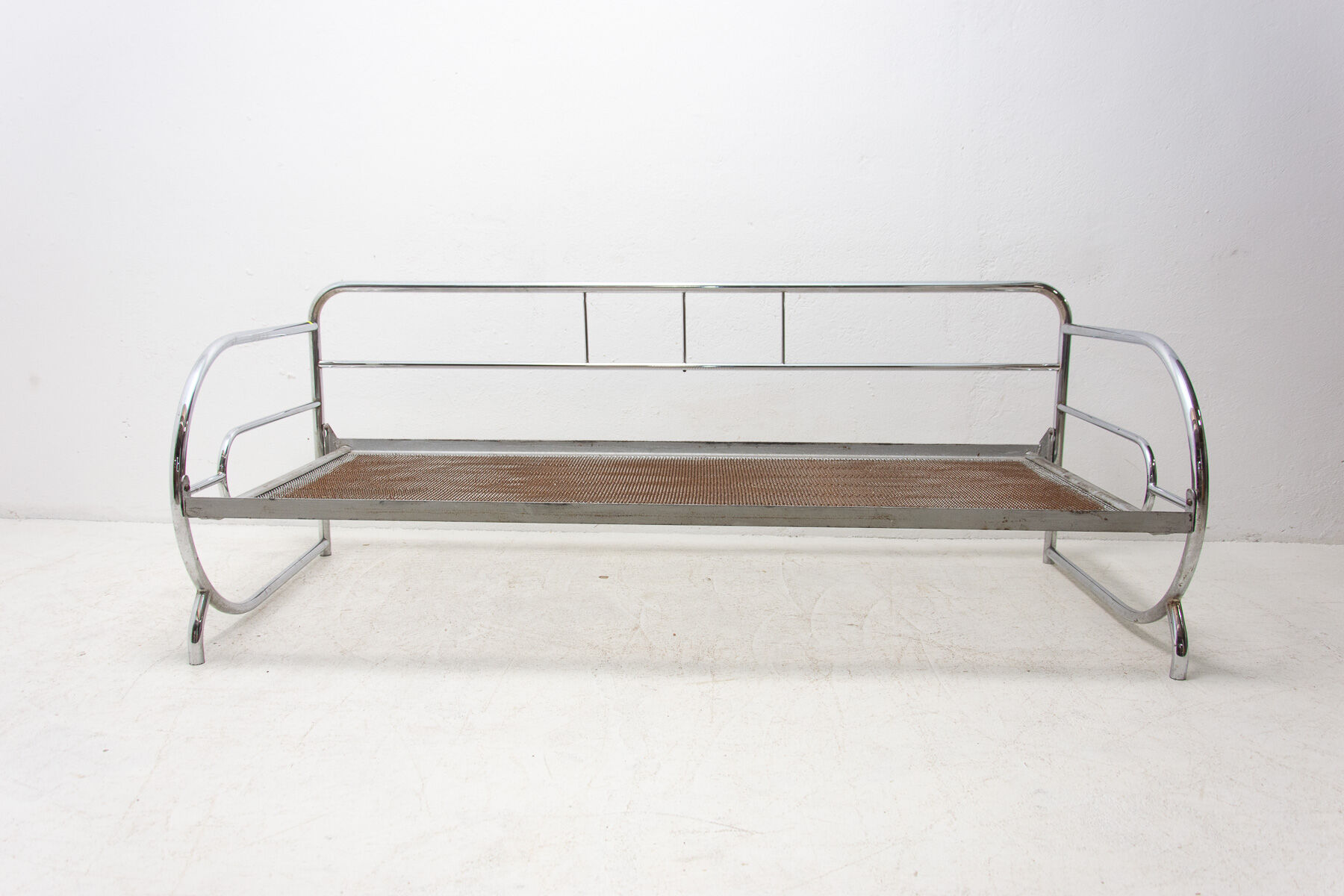 Chrome Bauhaus Sofa by Slezák Company, Bohemia, 1930 ´s