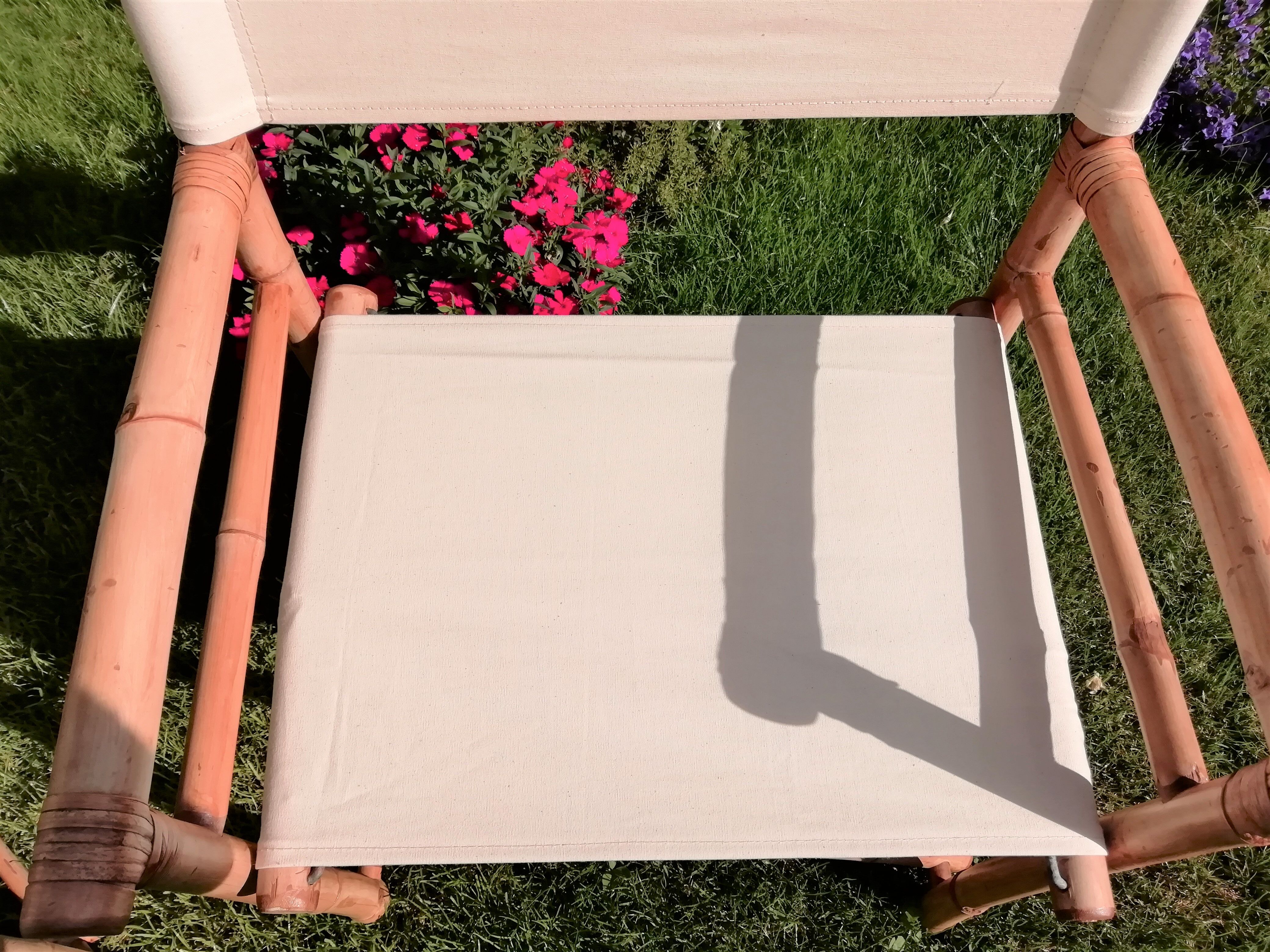Foldable bamboo armchairs