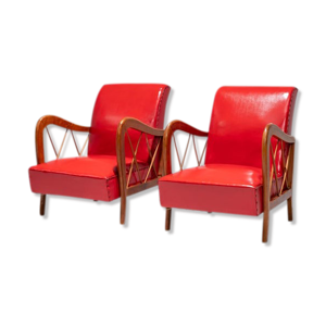 Set de 2 fauteuils de