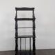 Napoleon III music partition cabinet in blackened wood