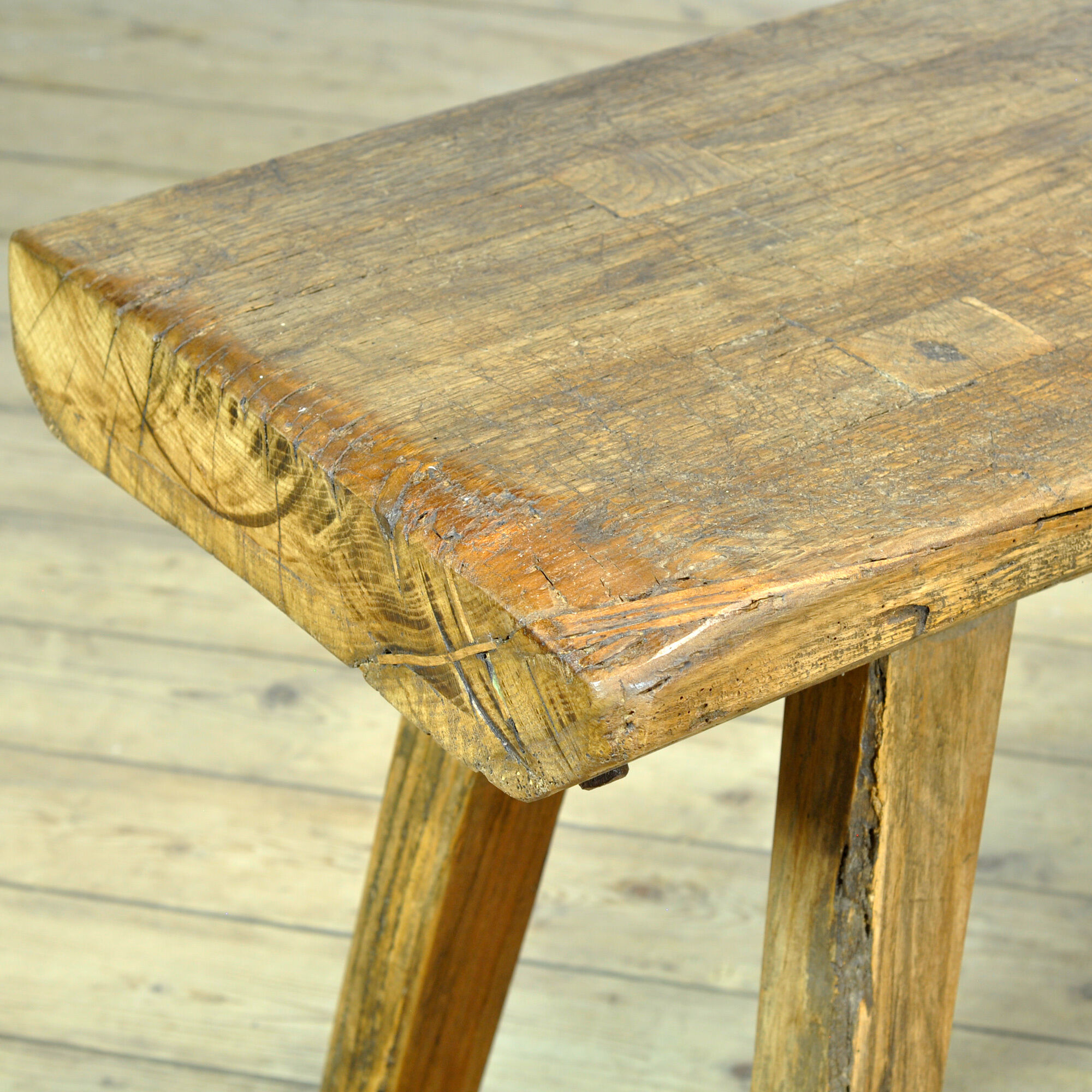 Oak butcher’s table, circa 1920