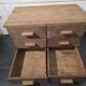 Antique workshop furniture with 6 drawers