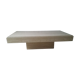 Table basse Travertin vintage années 80 Roche Bobois