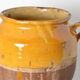 Yellow glazed jar