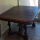 Antique solid wood dining table + 3 extensions
