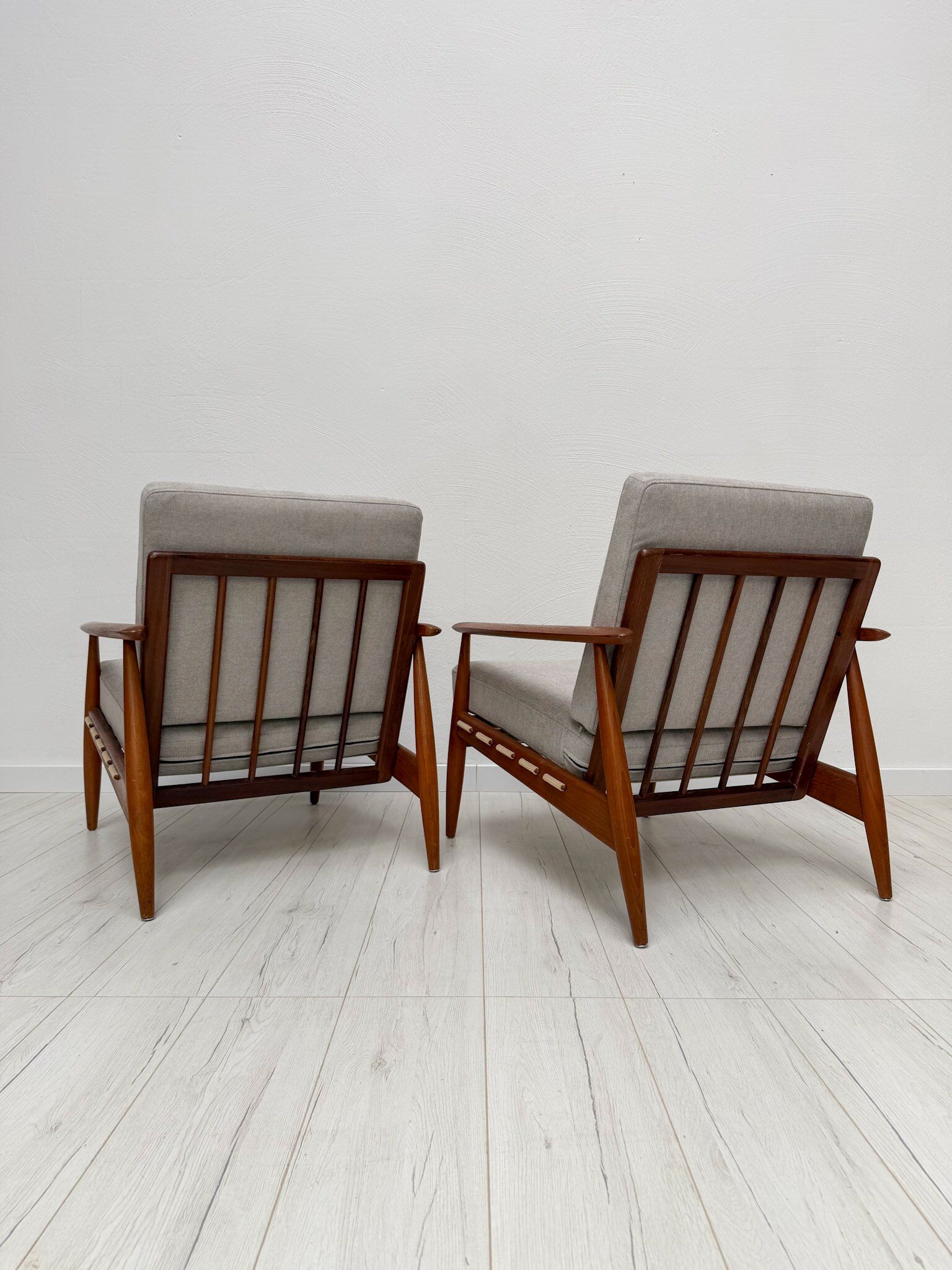 1960s vintage Danish mid-century teak armchair
