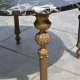 Black marble coffee table