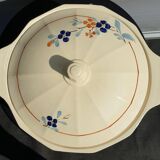 Vegetable, soup bowl, art deco salad bowl sarreguemines