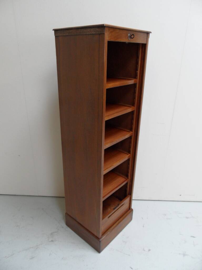 Vintage filing cabinet with roller shutter