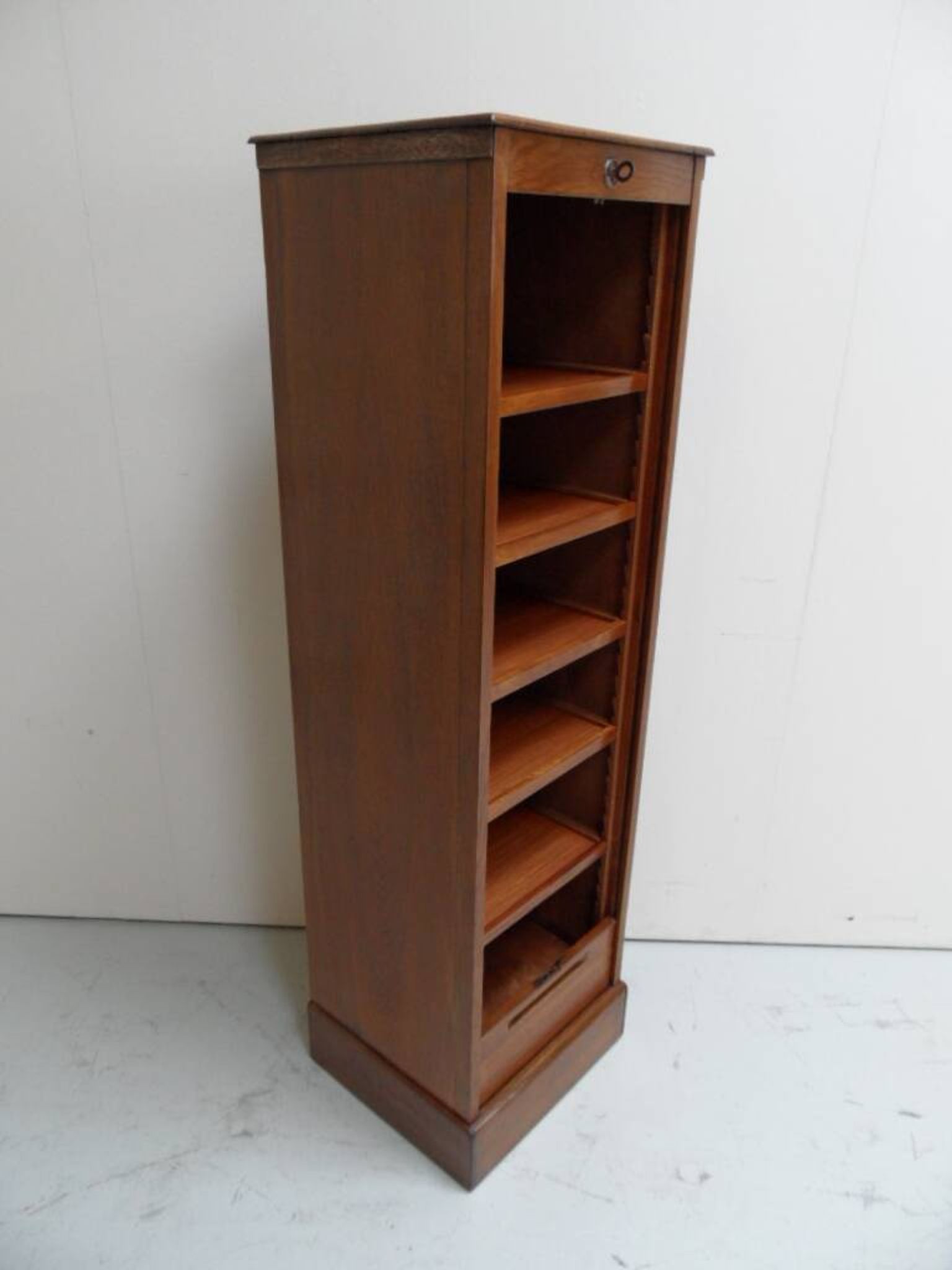 Vintage filing cabinet with roller shutter