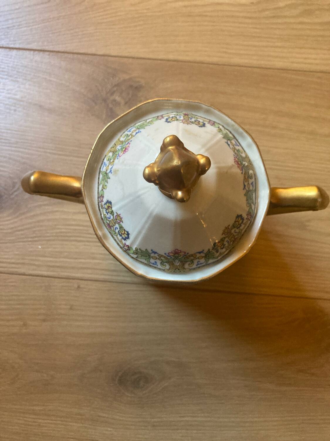 Limoges porcelain sugar bowl