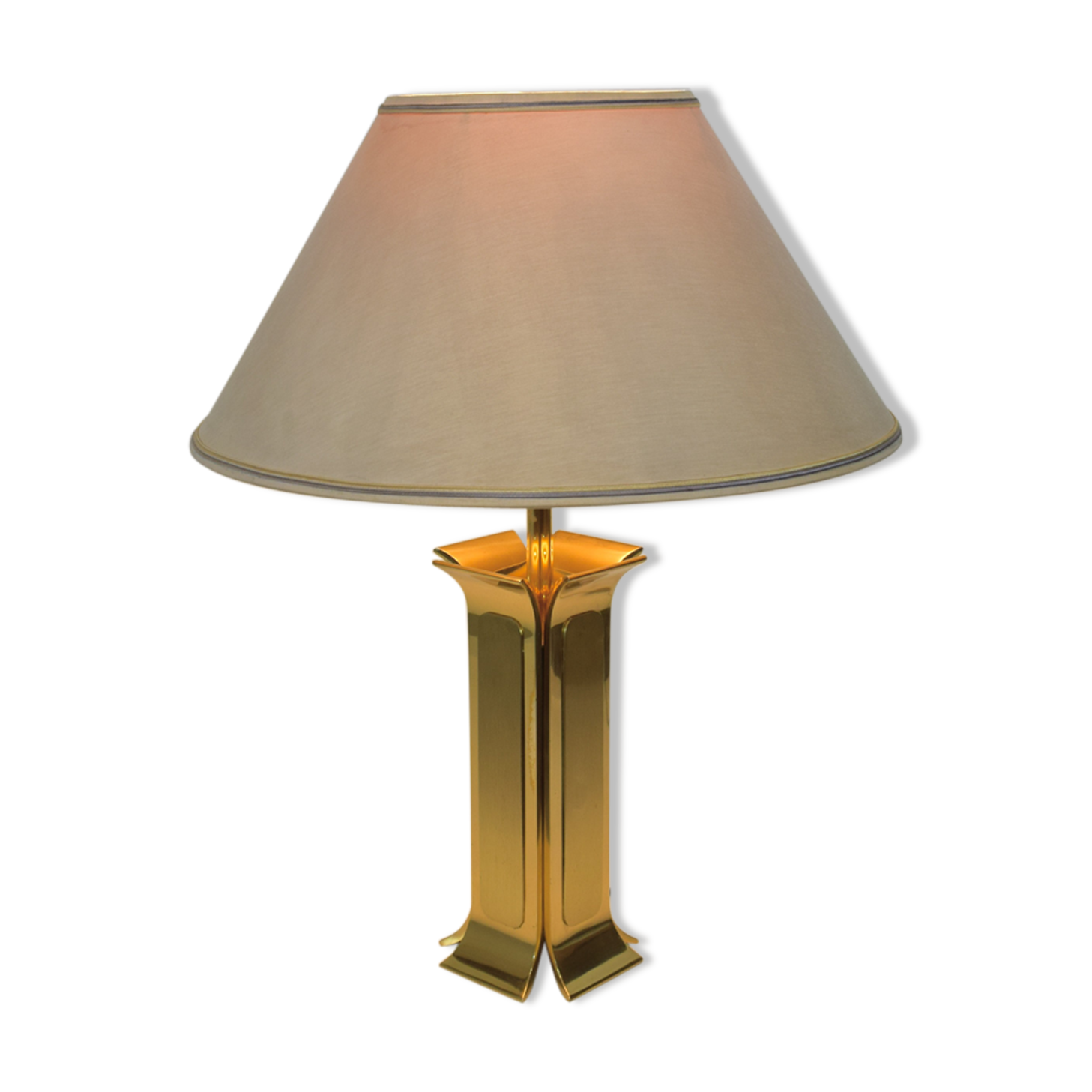 Vintage lamp in solid brass, design 1970 - 80