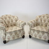 Fauteuils Art Déco, années 1930, Tchécoslovaquie