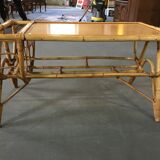 Coffee table with magazine rack Wicker