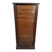 weekend dresser in mahogany and mahogany veneer.
