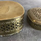 SQUARE DECORATIVE JEWELRY BOX MADE OF BRASS