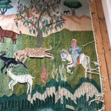 Vintage Egyptian Tapestry Ramsès Wissa Wassef circa 1960