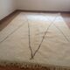 Tapis marocain Beni Ouarain tissé main - motif losanges - laine - 316 x 205 cm
