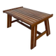 Modernist laminated wood coffee table, 1970.