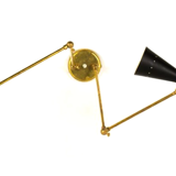 Double wall sconce in the style of Italian creations of the 50s