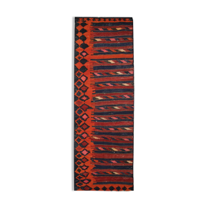 tapis oriental traditionnel kilim 84x285cm