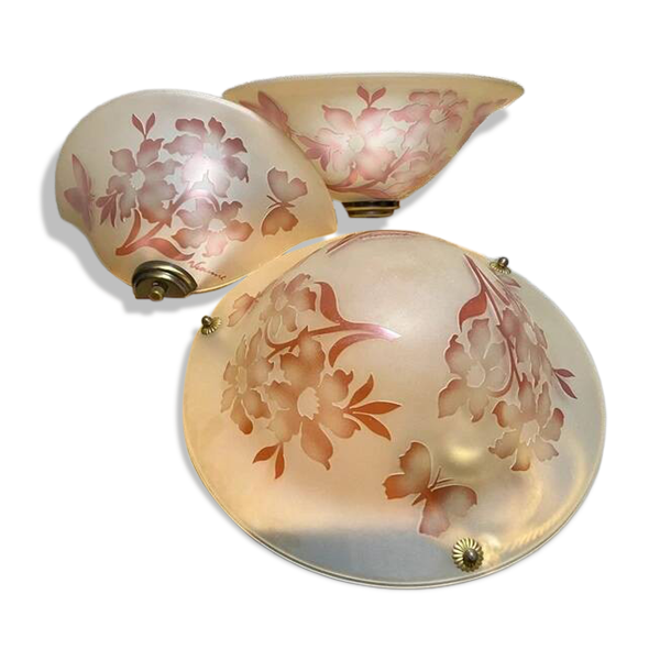 Ensemble Luminaires Vianne Art Nouveau