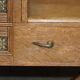 Art Deco whitewashed oak dressing table with Heal's stool.