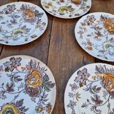 Set of 8 English Dessert Plates Mason's Chantilly Pattern